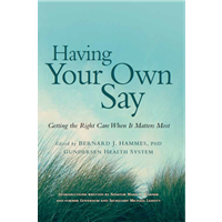 Having Your Own Say Book