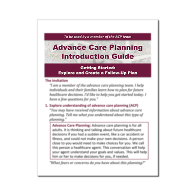 RC 0036 Advanced Care Planning Introduction Guide